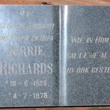 RICHARDS Jerrie 1908-1975