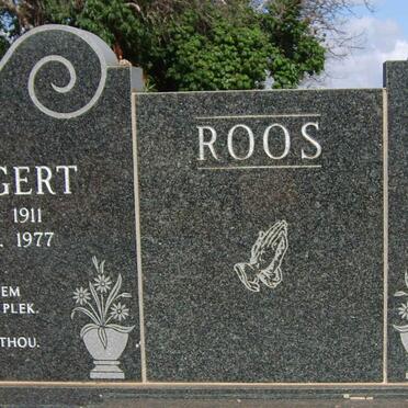 ROOS Gert 1911-1977 &amp; Naat 1916-1989