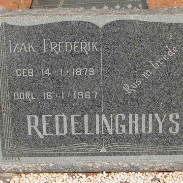 REDELINGHUYS Izak Frederik 1879-1967