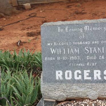 ROGERS William Stanley 1903-1959