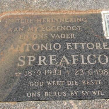 SPREAFICO Antonio Ettore 1933-1985