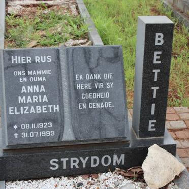 STRYDOM Anna Maria Elizabeth 1923-1999
