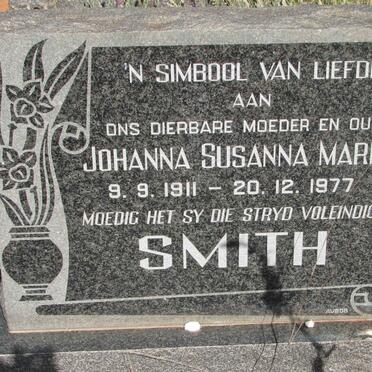 SMITH Johanna Susanna Maria 1911-1977