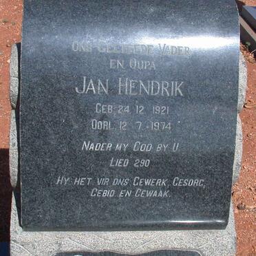 STANDER Jan Hendrik 1921-1974