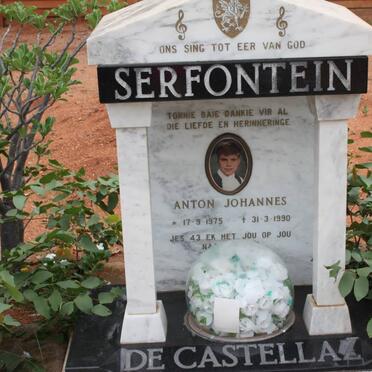 SERFONTEIN Anton Johannes 1975-1990