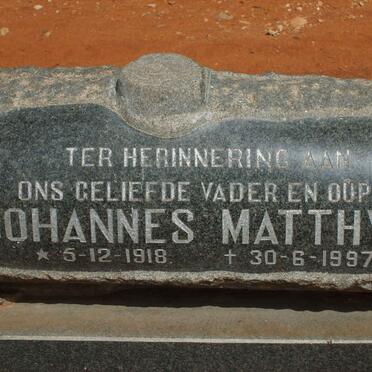 SMIT Johannes Matthys 1918-1997