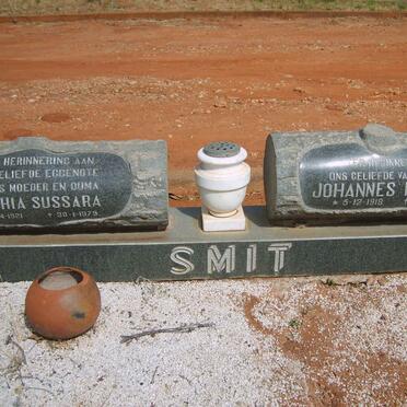 SMIT Johannes Matthys 1918-1997 &amp; Sophia Sussara 1921-1979