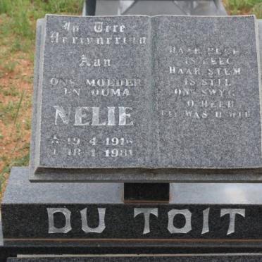 TOIT Nelie, du 1918-1981