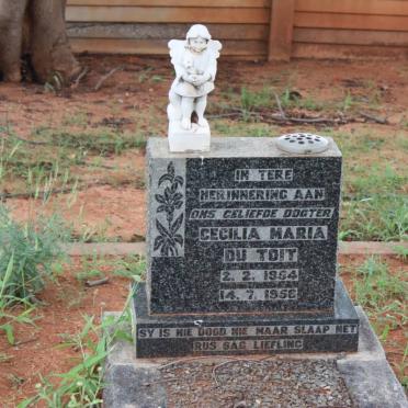 TOIT Cecila Maria, du 1954-1956