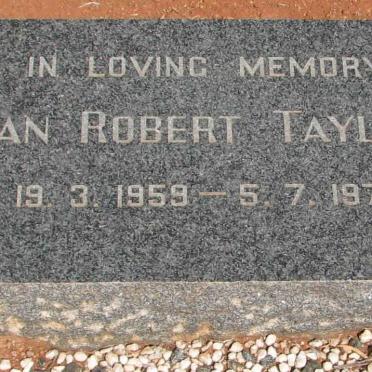 TAYLOR Ian Robert 1959-1970