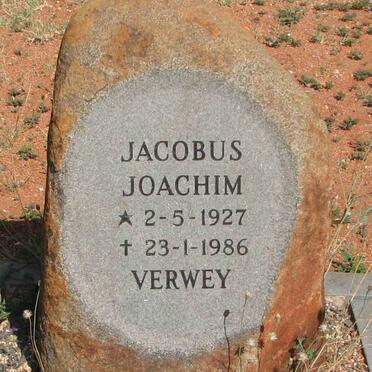 VERWEY Jacobus Joachim 1927-1986