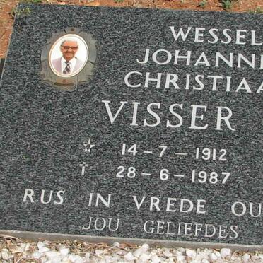VISSER Wessel Johannes Christiaan 1912-1987