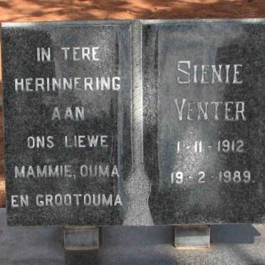 VENTER Sienie 1912-1989