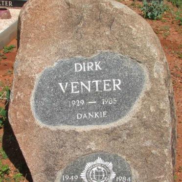 VENTER Dirk 1929-1985