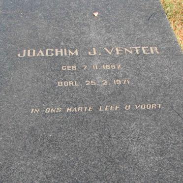 VENTER Joachim J. 1897-1971