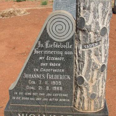 WOLVAARDT Johannes Frederick 1905-1968[b]