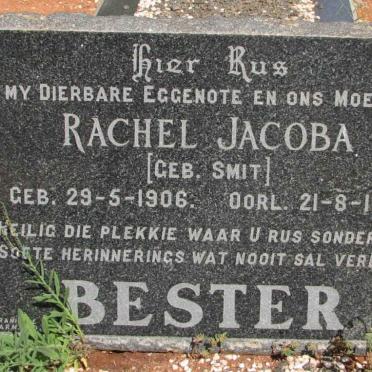 BESTER Rachel Jacoba nee SMIT 1906-1961