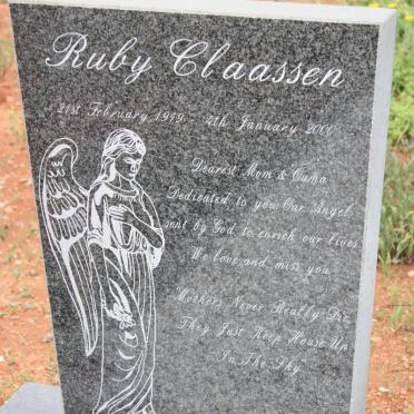 CLAASSEN Ruby 1949-2000