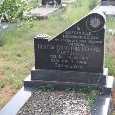 COETZEE Hester Dorethia Helena nee NEL 1917-1969