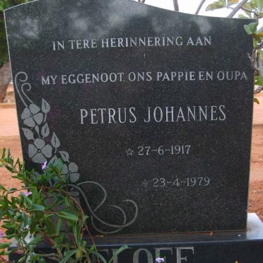 ELOFF Petrus Johannes 1917-1979