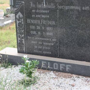 ELOFF Hendrik Fredrik 1897-1968