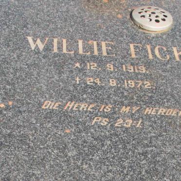 FICK Willie 1919-1972