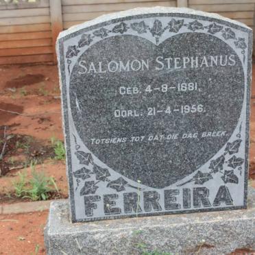 FERREIRA Salomon Stephanus 1881-1956