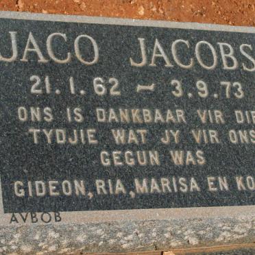 JACOBS Jaco 1962-1973