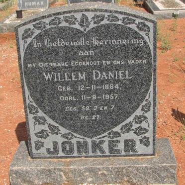 JONKER Willem Daniel 1884-1957