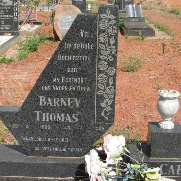 McCABE Barney Thomas 1933-1985