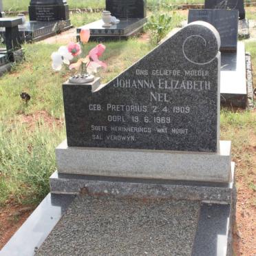 NEL Johanna Elizabeth nee PRETORIUS 1909-1969