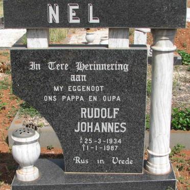 NEL Rudolf Johannes 1934-1987