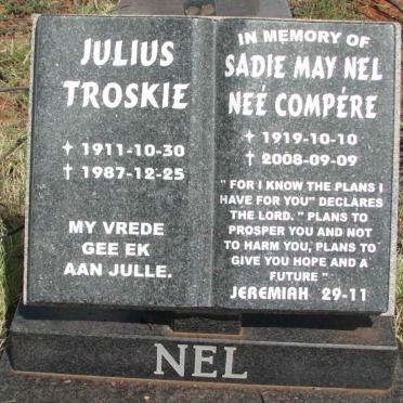 NEL Julius Troskie 1911-1987 &amp; Sadie May COMPÉRE 1919-2008