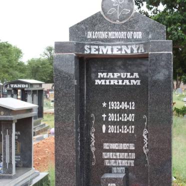 SYMENYA Mapula Miriam 1932-2011