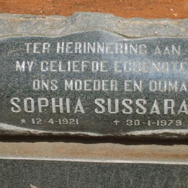 SMIT Johannes Matthys 1918-1997 &amp; Sophia Sussara 1921-1979