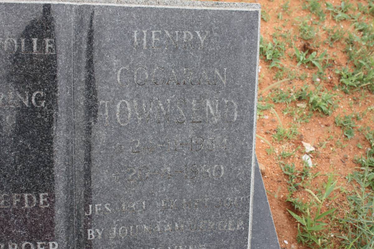 TOWNSEND Henry Cocaran 1954-1980