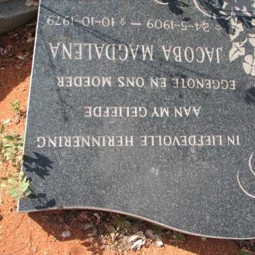 TALJAARDT Jacoba Magdalena 1909-1979