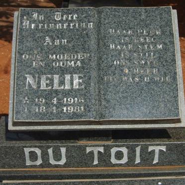 TOIT Nelie, du 1916-1981