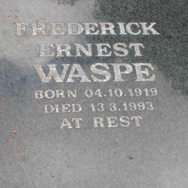 WASPE Frederick Ernest 1919-1993