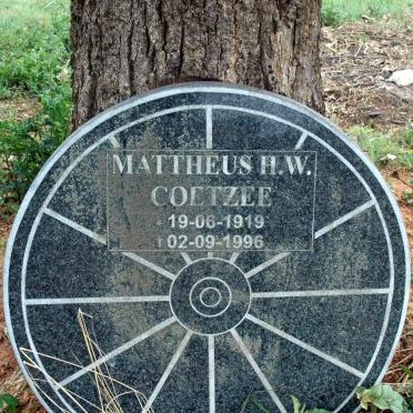 COETZEE Mattheus H.W. 1919-1996