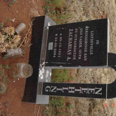 NEETHLING Zacharias A. 1921-2004