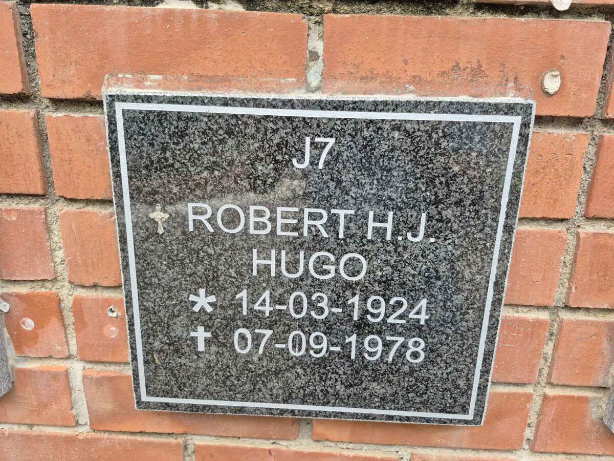 HUGO Robert H.J. 1924-1978