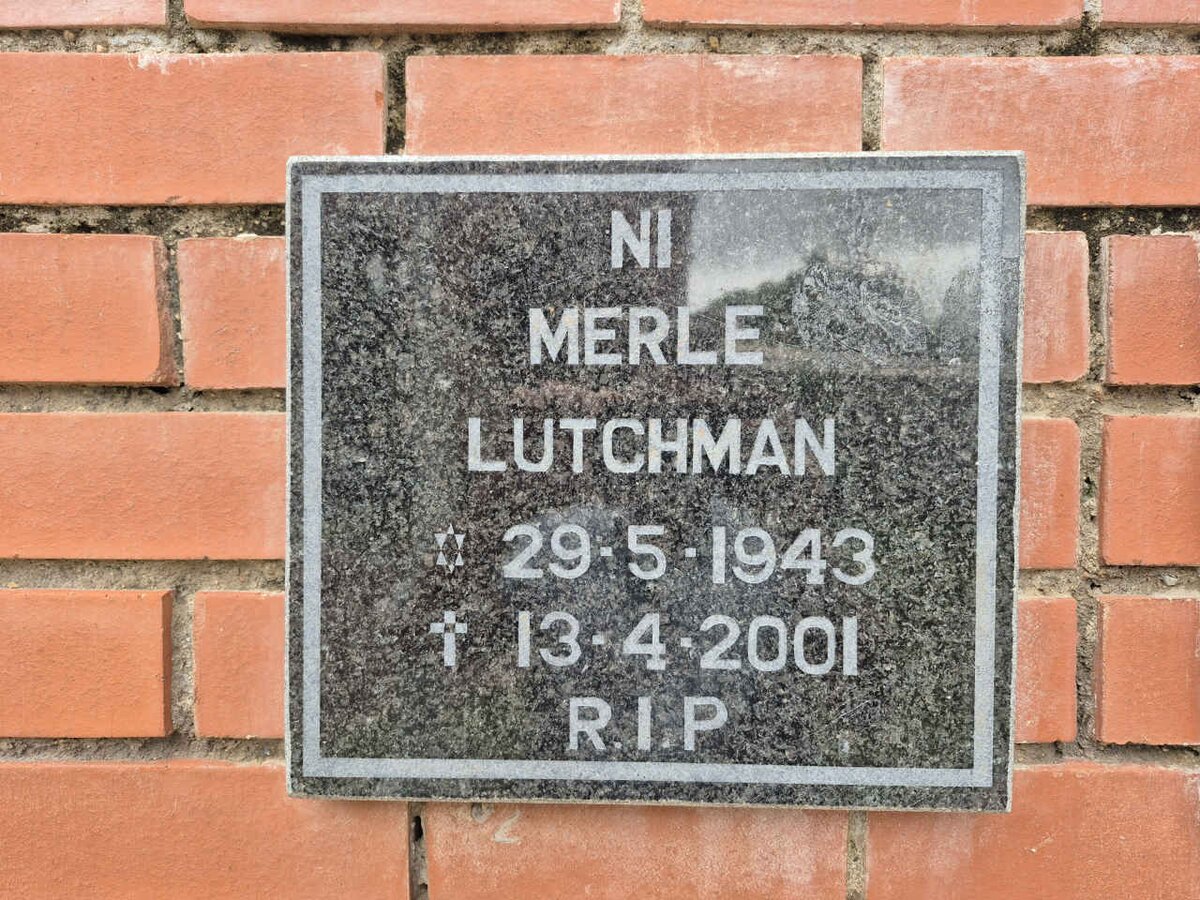 LUTCHMAN Merle 1943-2001