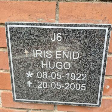 HUGO Iris Enid 1922-2005