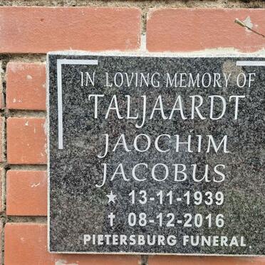 TALJAARDT Jaochim Jacobus 1939-2016