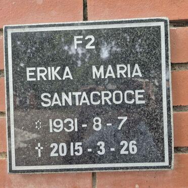 SANTACROCE Erika Maria 1931-2015