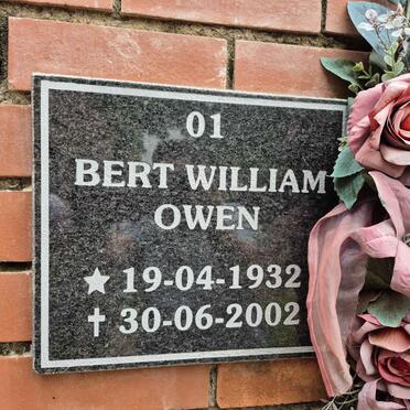 OWEN Bert William 1932-2002