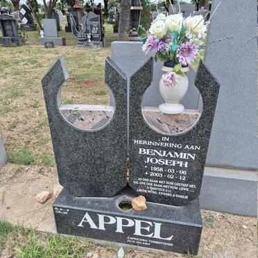 APPEL Benjamin Joseph 1958-2003