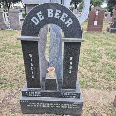 BEER Willie, de 1930-2002 & Babs 1930-2008