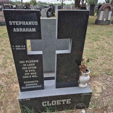 CLOETE Stephanus Abraham 1938-2000